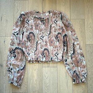 Aritzia Wilfred Tempest Blouse size M